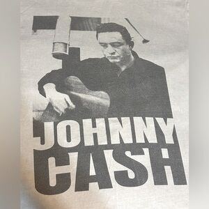 Johnny Cash Graphic Band Tee Shirt